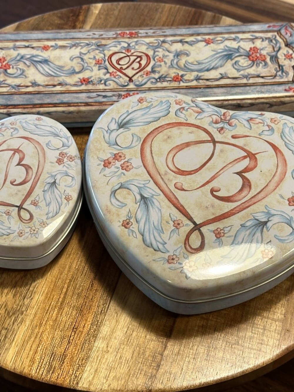 Set of THREE (3) Brighton Jewelry Tins-Empty